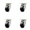 Service Caster 4 Inch Kingpinless Rubber on Steel Wheel Swivel Top Plate Caster SCC, 4PK SCC-KP30S420-RSR-4 - alternate 1
